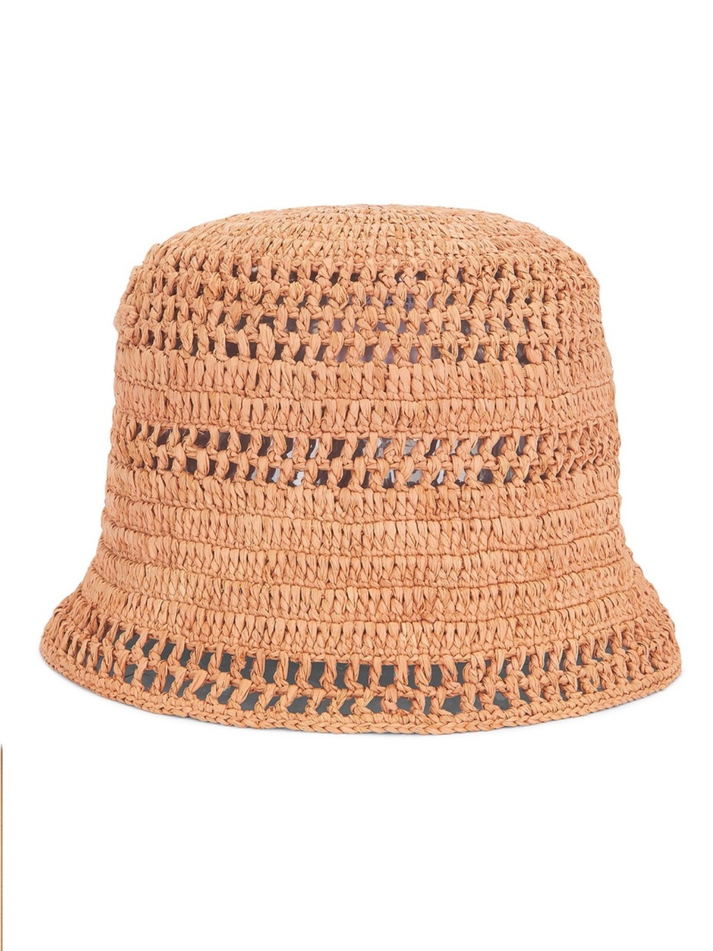 Chloe Crochet Bucket Hat - Tan - Picture 7 of 9